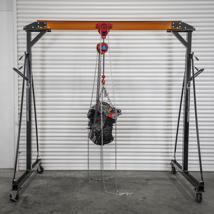 Portable Adjustable Gantry Frame with Geared Trolley Combo 1 Tonne | SG1000KITG