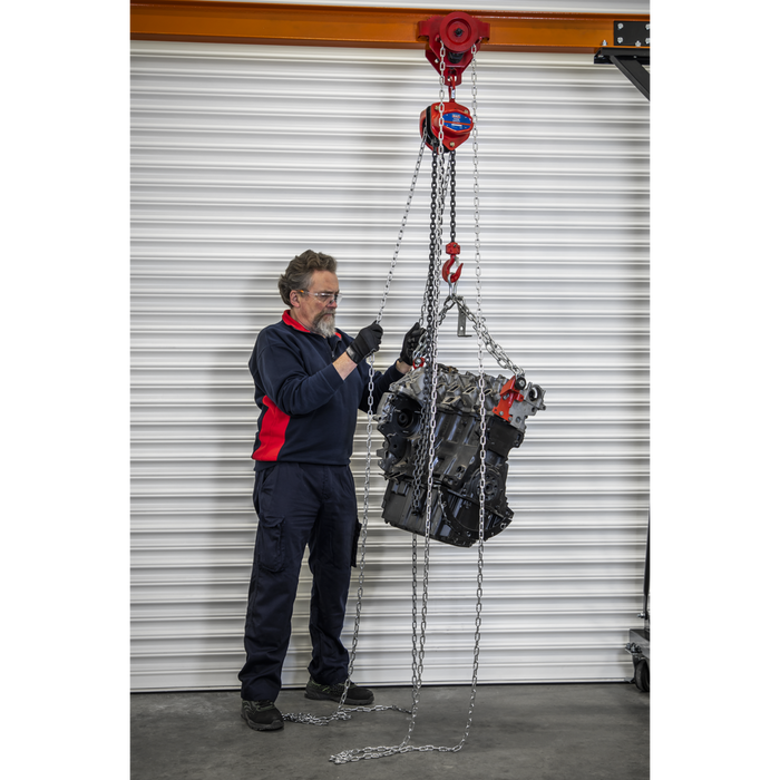 Portable Adjustable Gantry Frame with Geared Trolley Combo 1 Tonne | SG1000KITG