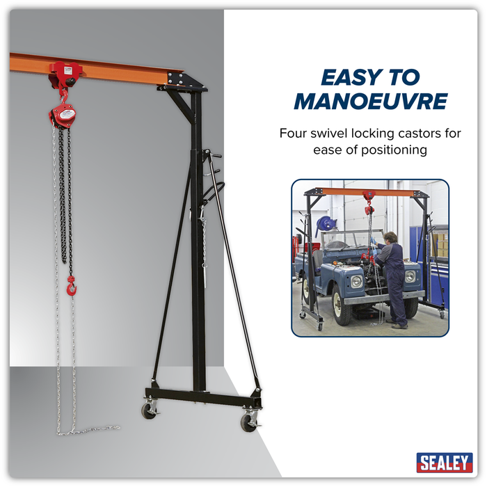 Portable Lifting Adjustable Gantry Frame 1 Tonne | SG1000