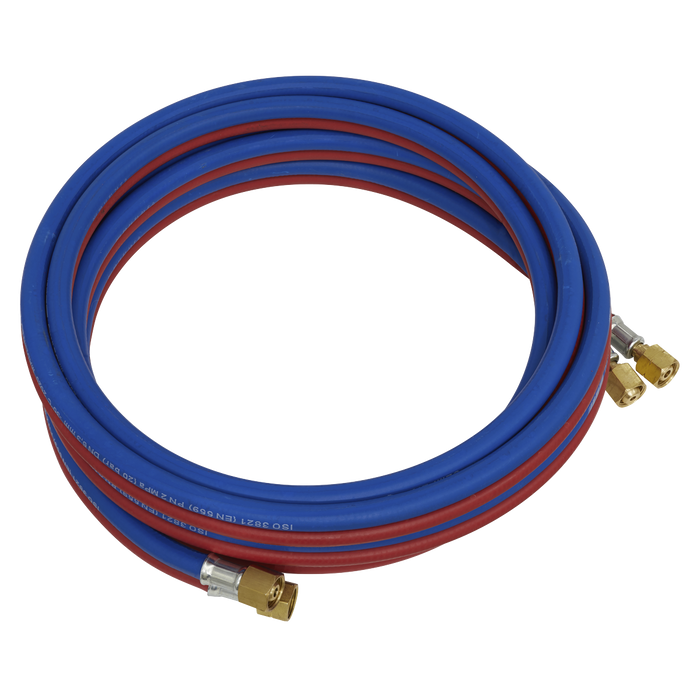Oxyacetylene Twin Rubber Hose Set 5m | SGA5