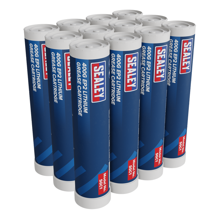 EP2 Lithium Grease Cartridge 400g - Pack of 12 | SGC12