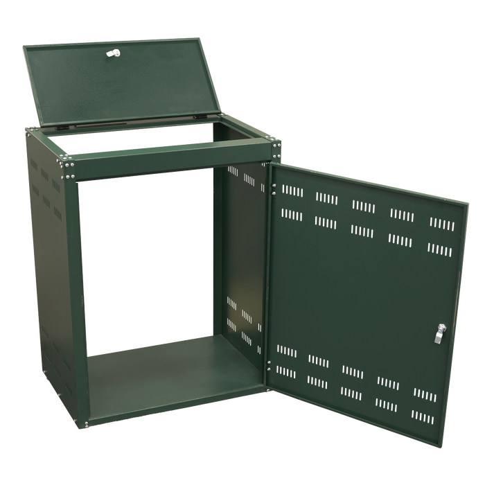 Solid Gas Cylinder Safety Cabinet - 2 x 19kg | SGCSC219
