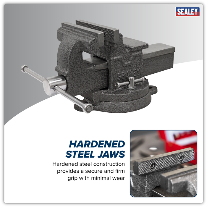 100mm SG Iron Vice with Swivel Base | SGV100L