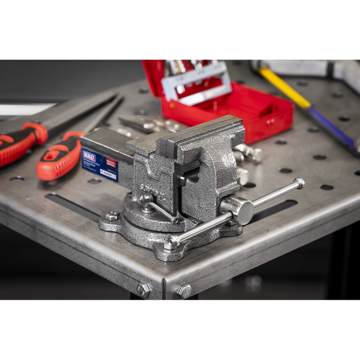 100mm SG Iron Vice with Swivel Base | SGV100L