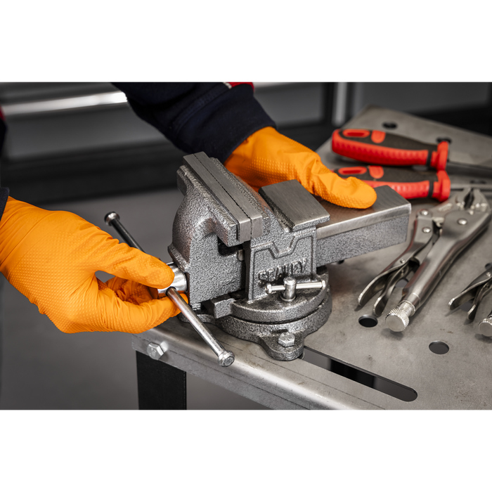 100mm SG Iron Vice with Swivel Base | SGV100L
