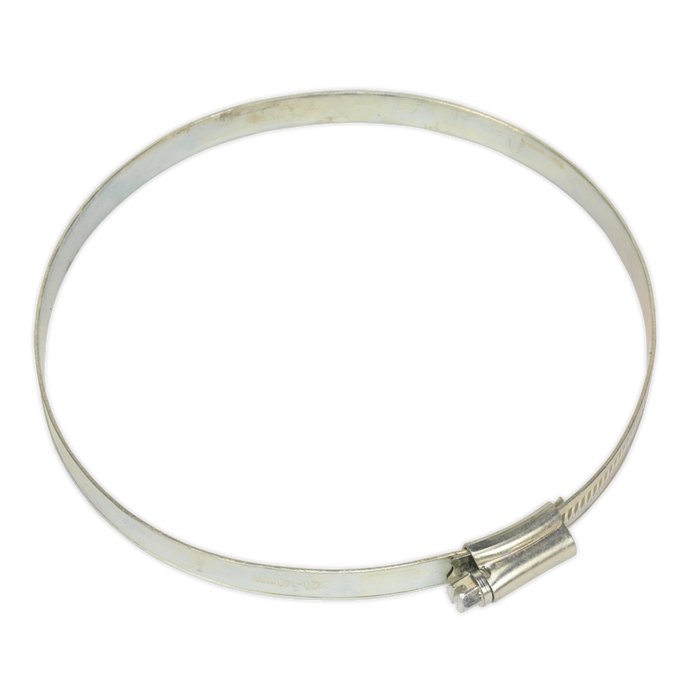 Zinc Plated Hose Clip 120-140mm - Pack of 10 | SHC6