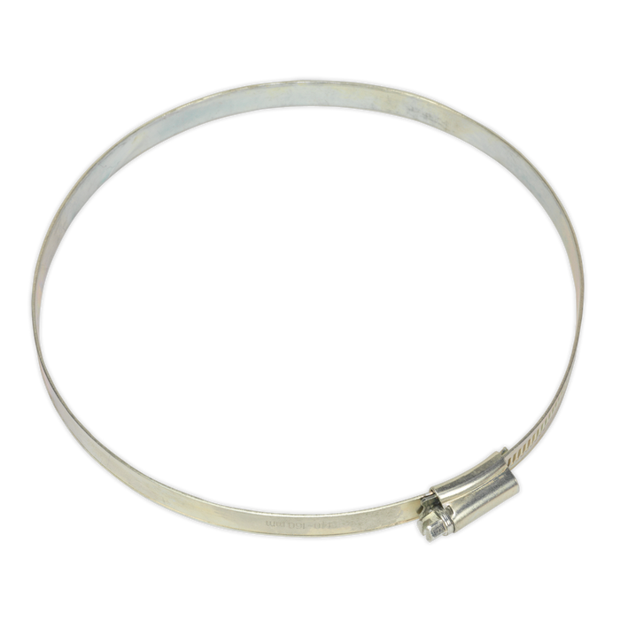 Zinc Plated Hose Clip 140-160mm - Pack of 10 | SHC7