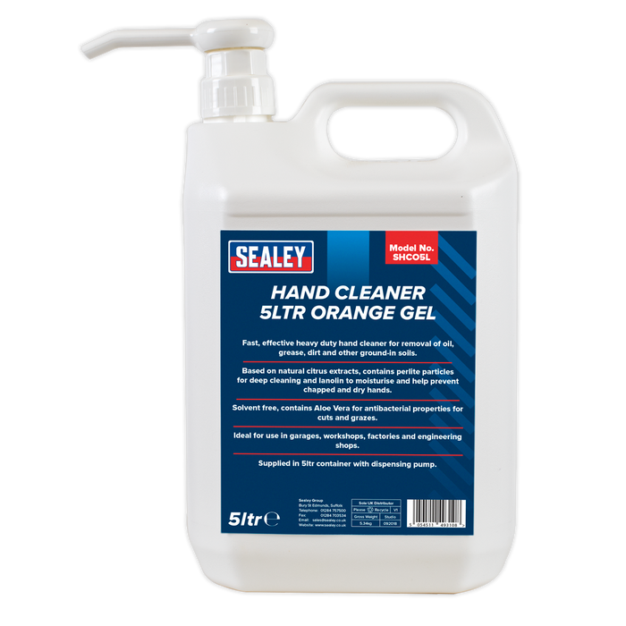 Orange Gel Hand Cleaner 5L | SHCO5L