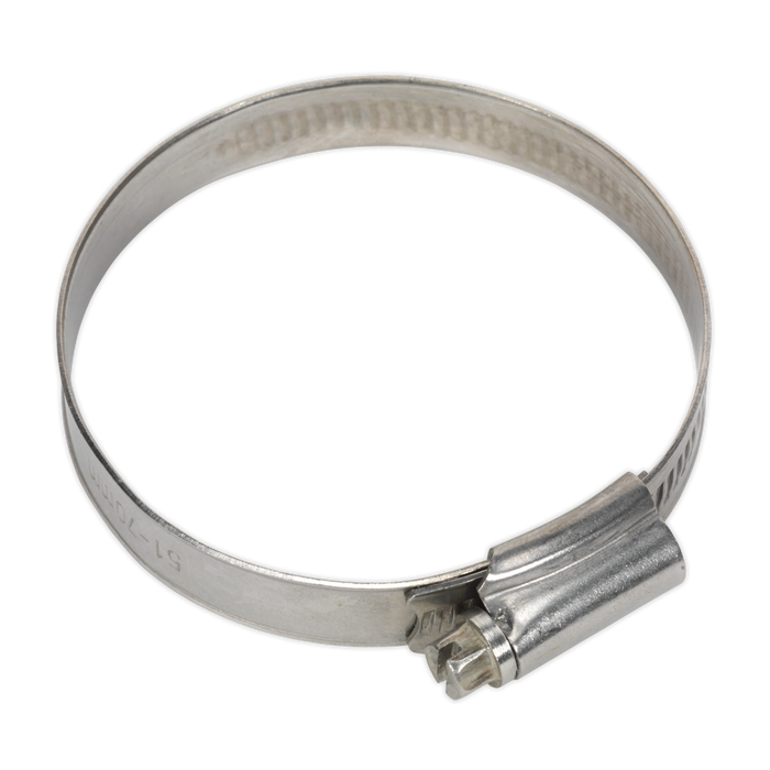 Stainless Steel Hose Clip 51-70mm - Pack of 10 | SHCSS2