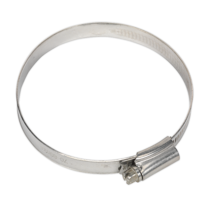Stainless Steel Hose Clip 70-89mm - Pack of 5 | SHCSS3X