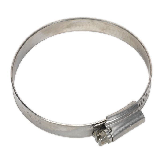 Stainless Steel Hose Clip 64-76mm - Pack of 10 | SHCSS3