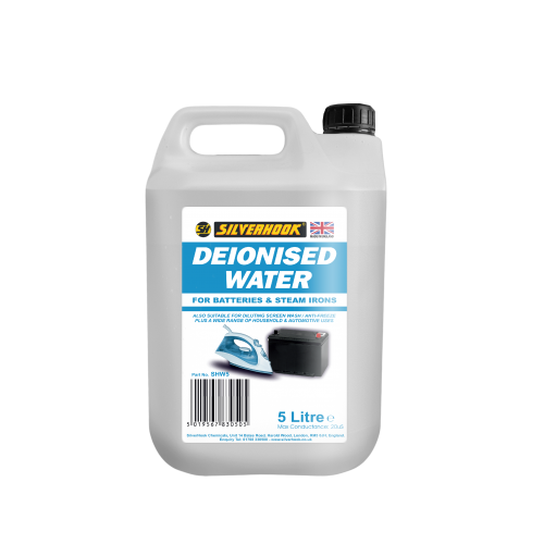 De-Ionised Water For Batteries & Steam Irons | 5L Bottle