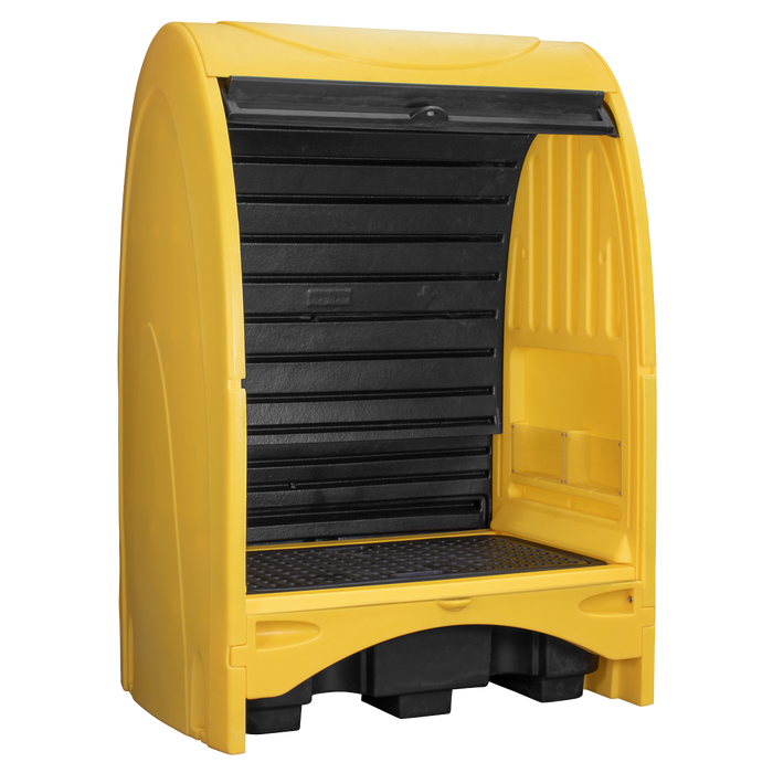 2 Drum Barrel Bund with Hardcover 250L Capacity | SJ1001