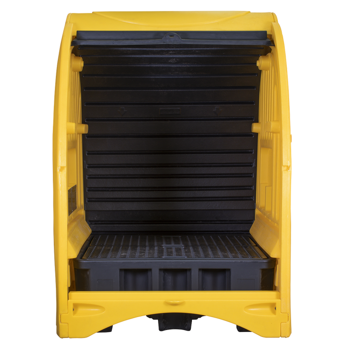 4 Drum Barrel Bund with Hardcover 485L Capacity | SJ1010