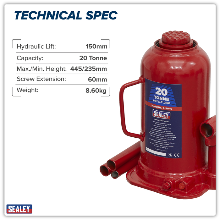 Bottle Jack 20 Tonne | SJ20