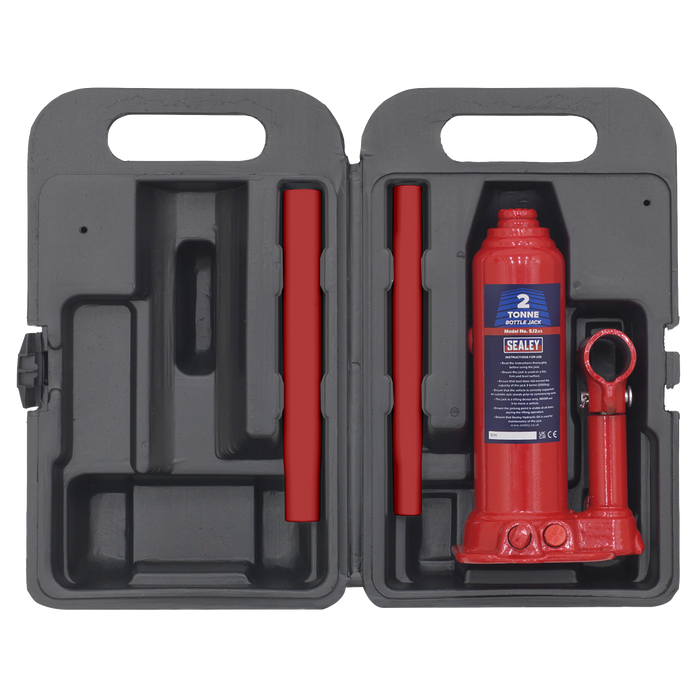 Bottle Jack 2 Tonne with Storage Case | SJ2BMC