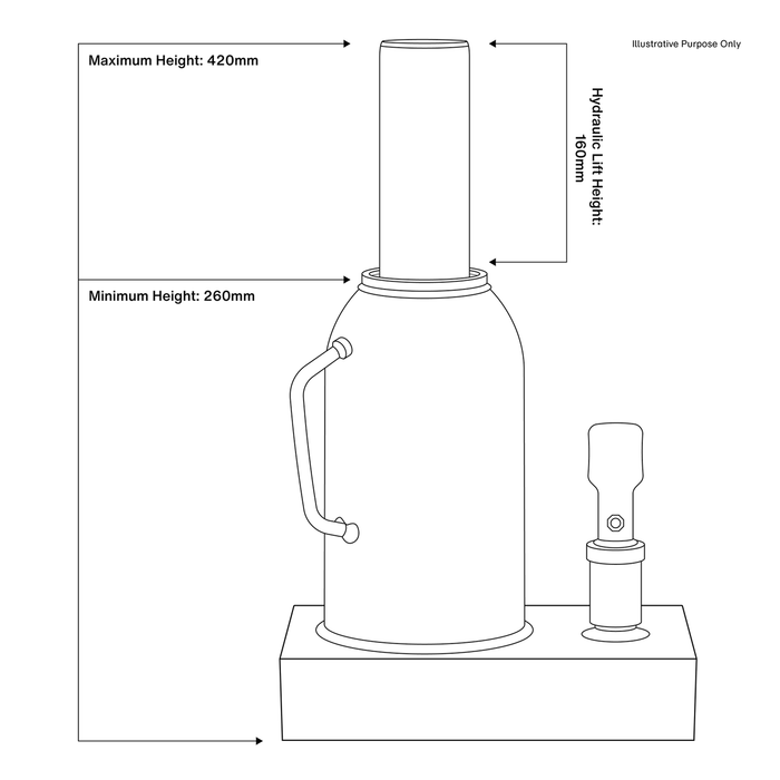 Bottle Jack 30 Tonne | SJ30