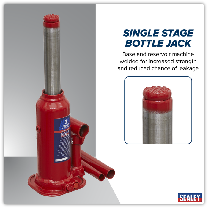 Bottle Jack 3 Tonne | SJ3