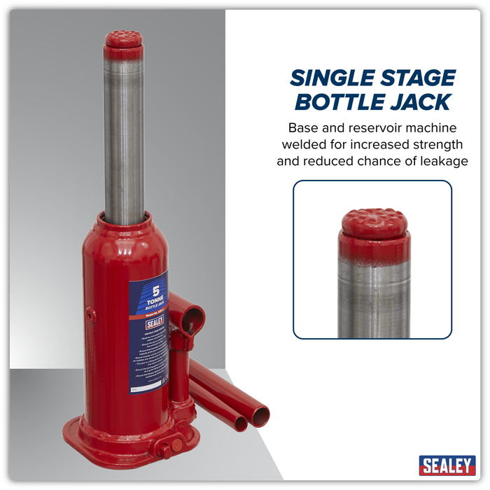 Bottle Jack 5 Tonne with Storage Case | SJ5BMC