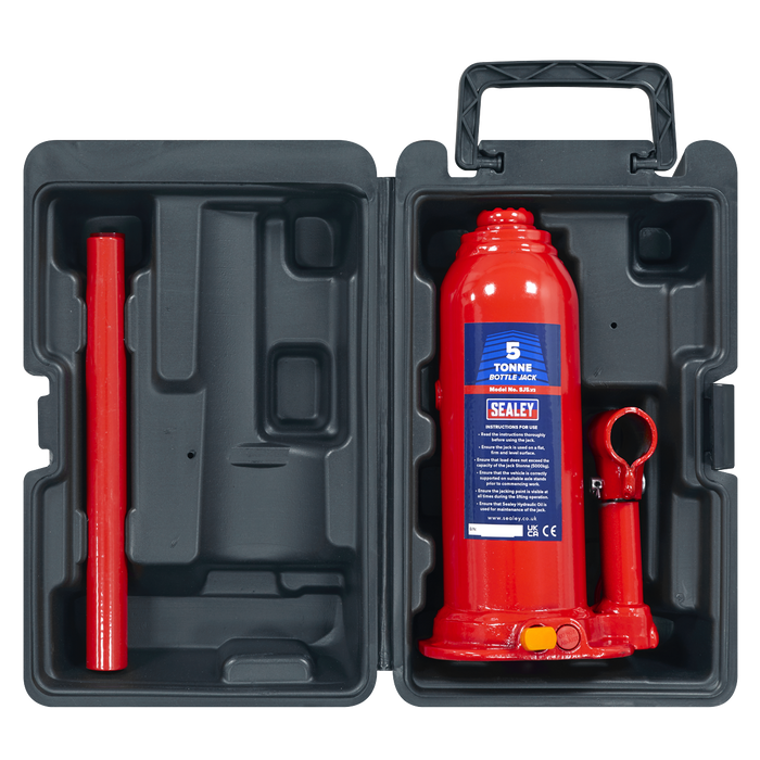Bottle Jack 5 Tonne with Storage Case | SJ5BMC