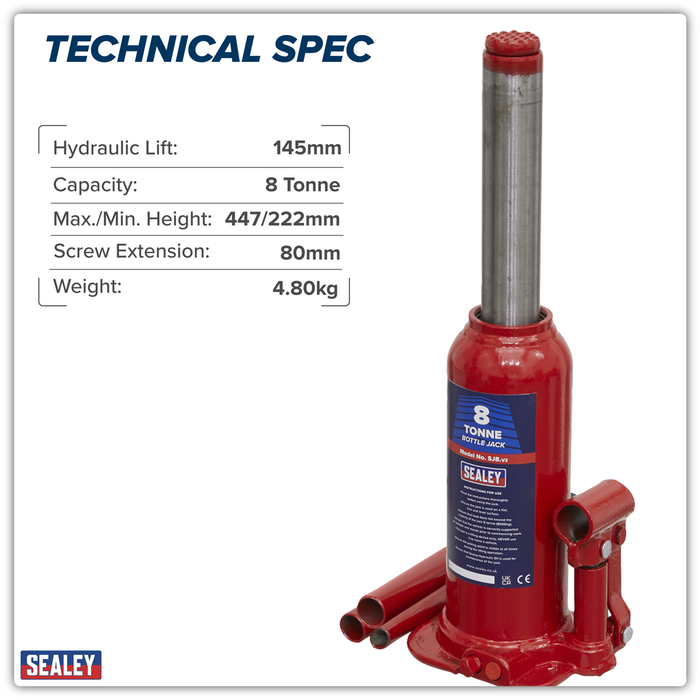 Bottle Jack 8 Tonne | SJ8
