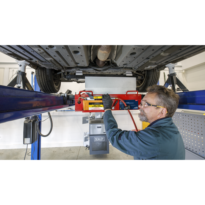Air Jacking Beam 2 Tonne with Arm Extenders & Flat Roller Supports | SJBEX200A