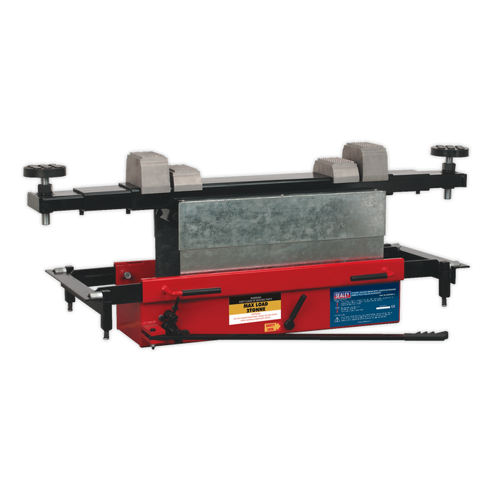 Jacking Beam 2 Tonne with Arm Extenders & Flat Roller Supports | SJBEX200