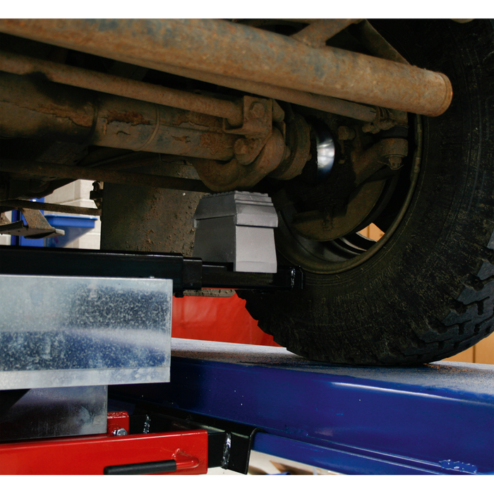 Jacking Beam 2 Tonne with Arm Extenders & Flat Roller Supports | SJBEX200