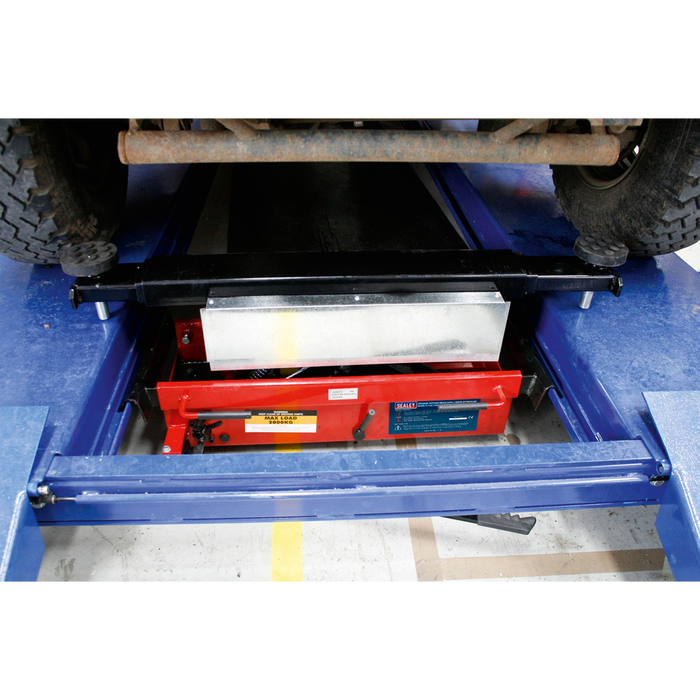 Jacking Beam 2 Tonne with Arm Extenders & Flat Roller Supports | SJBEX200