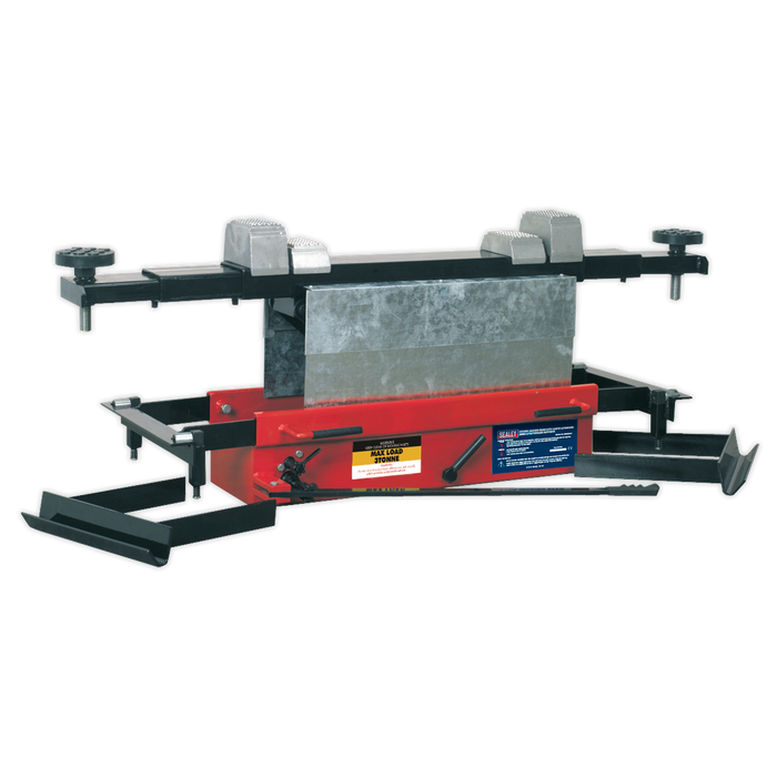 Jacking Beam 3 Tonne with Arm Extenders & Flat Roller Supports | SJBEX300