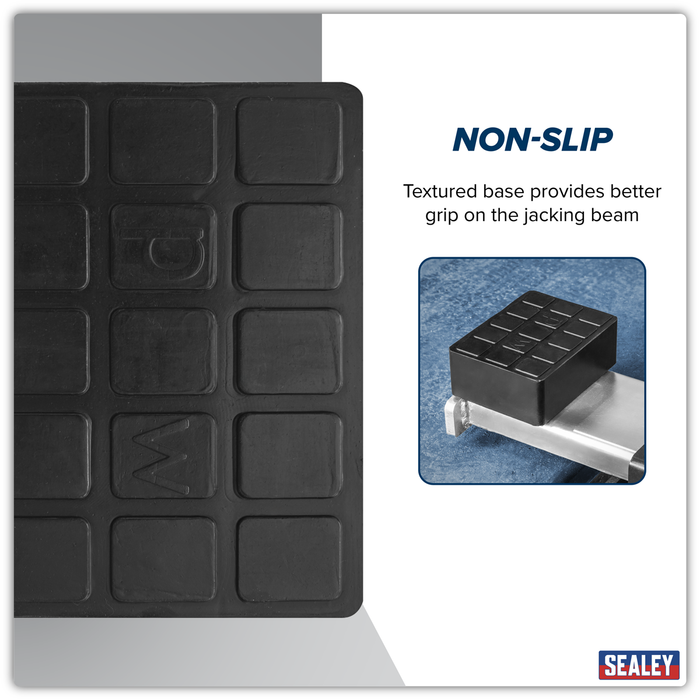 Rubber Support Block for Viking Jacking Beams 60mm | SJBEX.A02