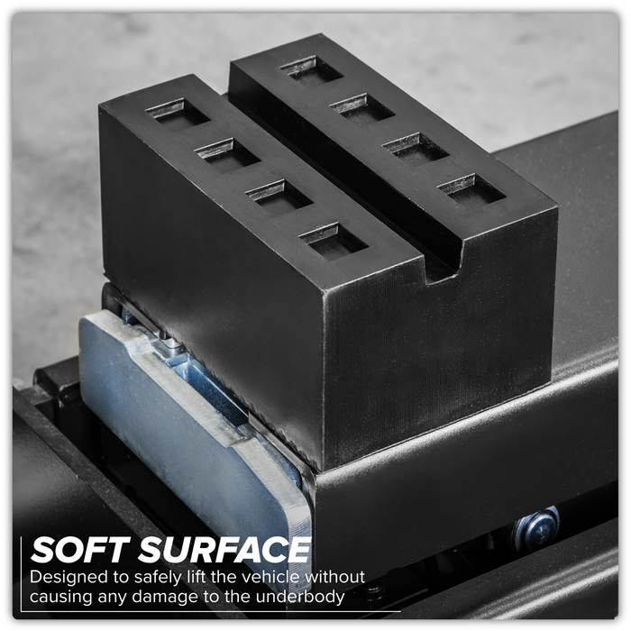 Slotted Rubber Support Block for Viking Jacking Beams 80mm | SJBEX.A03
