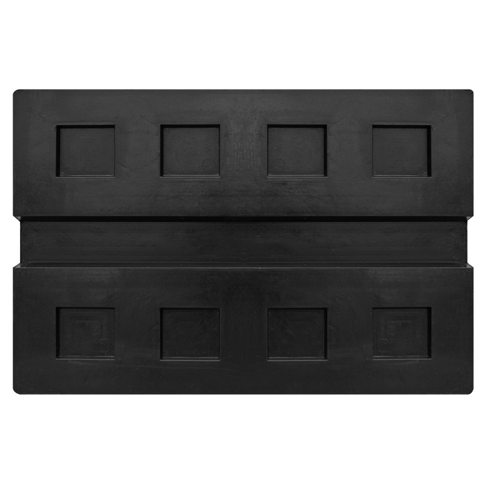 Slotted Rubber Support Block for Viking Jacking Beams 80mm | SJBEX.A03