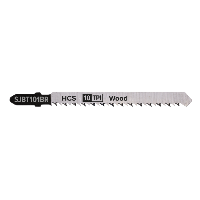 Jigsaw Blade for Hard Wood Downward Cut 100mm 10tpi - Pack of 5 | SJBT101BR