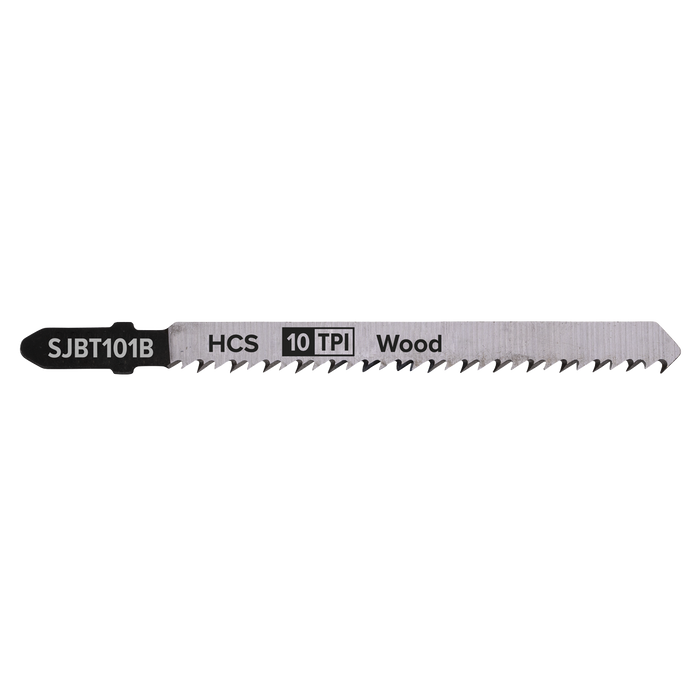 Jigsaw Blade for Hard Wood 100mm 10tpi - Pack of 5 | SJBT101B