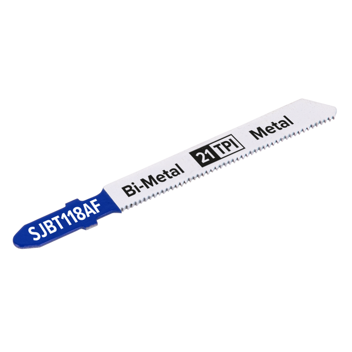 Jigsaw Blade for Metal 75mm 21tpi - Pack of 5 | SJBT118AF