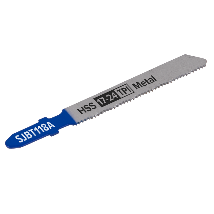 Jigsaw Blade for Metal 92mm 17-24tpi - Pack of 5 | SJBT118A