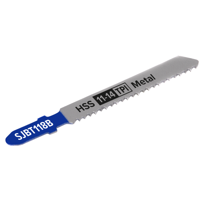 Jigsaw Blade for Metal 92mm 11-14tpi - Pack of 5 | SJBT118B