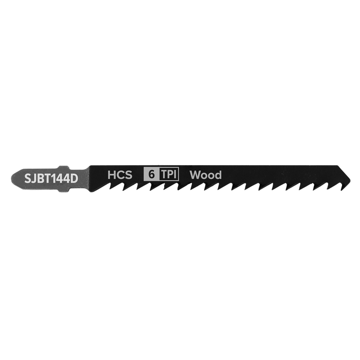 Jigsaw Blade for General Wood 100mm 6tpi - Pack of 5 | SJBT144D
