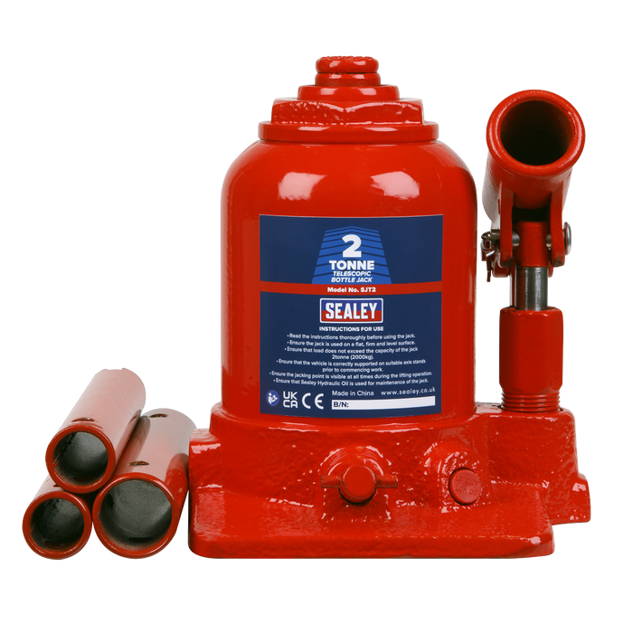 Telescopic Bottle Jack 2 Tonne | SJT2