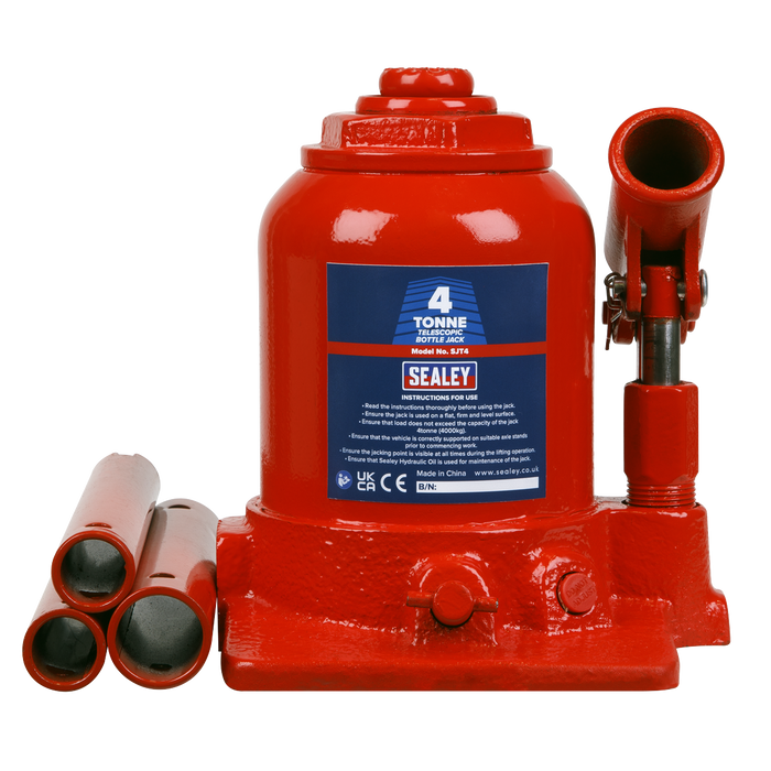 Telescopic Bottle Jack 4 Tonne | SJT4