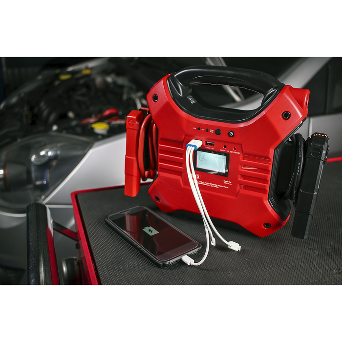 12/24V Jump Starter Power Pack Lithium-ion Phosphate (LiFePo4) 1200/600 Peak Amps | SL32S