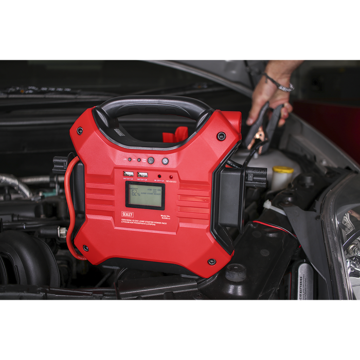 12/24V Jump Starter Power Pack Lithium-ion Phosphate (LiFePo4) 1200/600 Peak Amps | SL32S