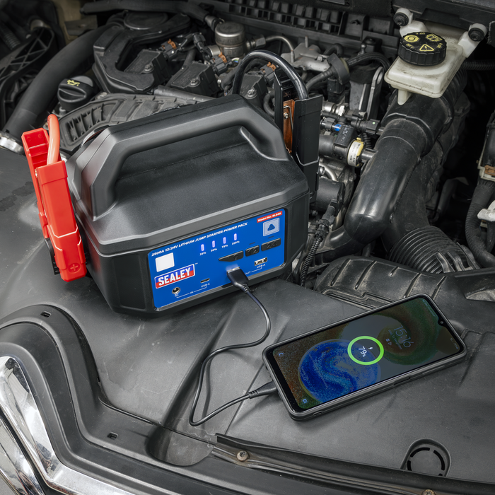 2500A 12/24V Lithium Jump Starter Power Pack | SL34S