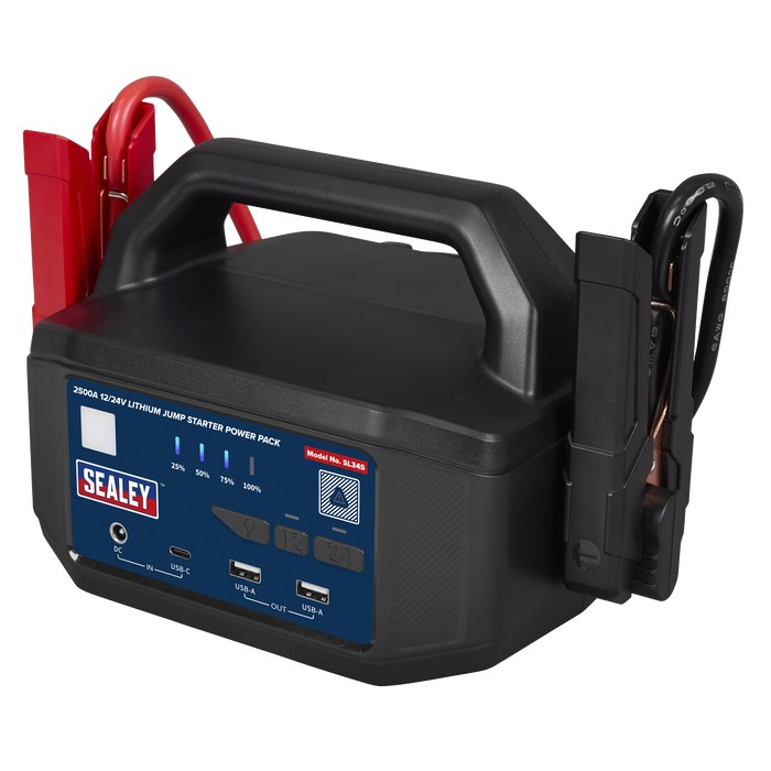 2500A 12/24V Lithium Jump Starter Power Pack | SL34S