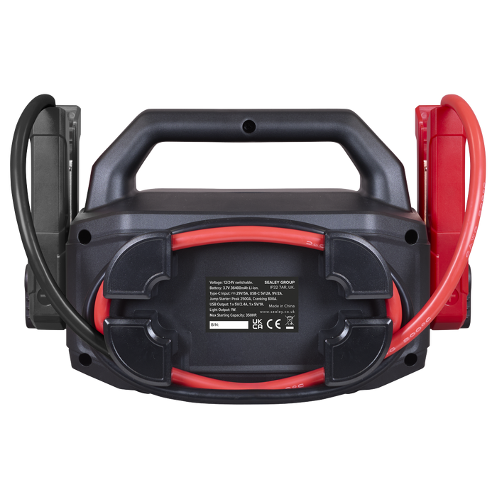2500A 12/24V Lithium Jump Starter Power Pack | SL34S
