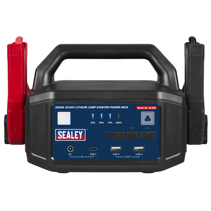 2500A 12/24V Lithium Jump Starter Power Pack | SL34S