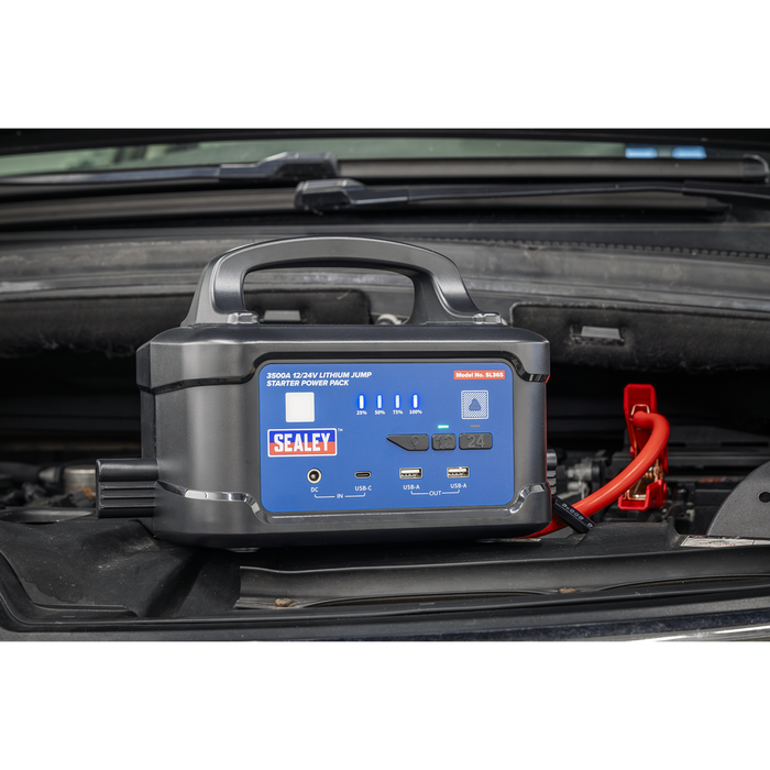 3500A 12/24V Lithium Jump Starter Power Pack | SL36S