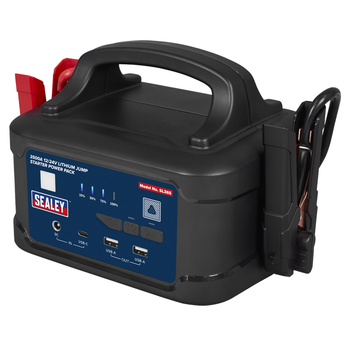 3500A 12/24V Lithium Jump Starter Power Pack | SL36S