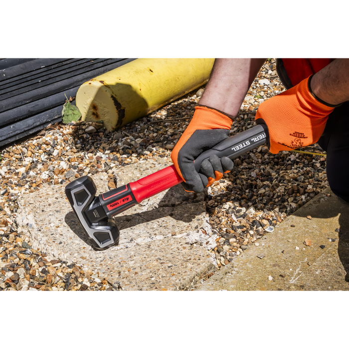 Premier Short Handle Sledge Hammer with Fibreglass Shaft 4lb | SLHG04